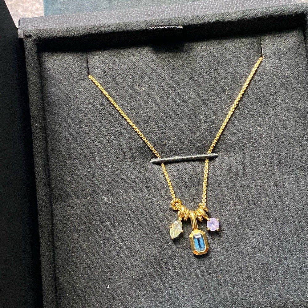 David Yurman gold novella necklace